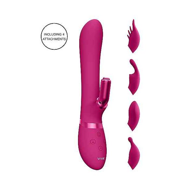 Chou G-Spot Rabbit & Clitoral Stimulator Pink