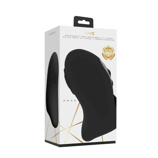 Hana Pulse Wave Finger Vibrator Black