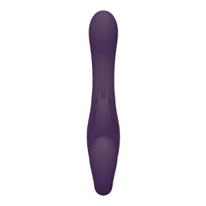 Suki Vibrating Strapless Strap-on Rabbit Purple