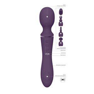 Nami Pulse Wave & Vibrating Wand Purple