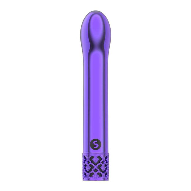 Jewel Rechargeable ABS Bullet Purple