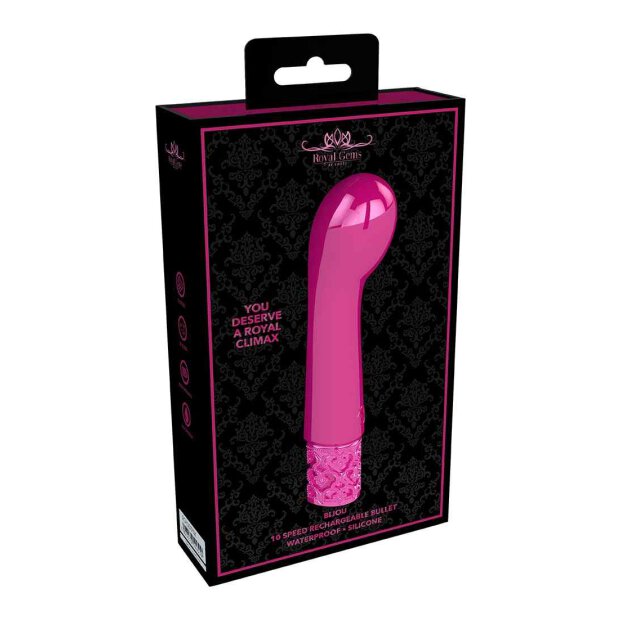 Bijou Rechargeable Silicone Bullet Pink