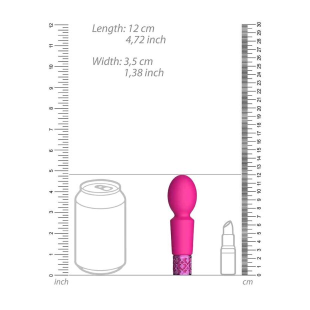 Brilliant Rechargeable Silicone Bullet Pink