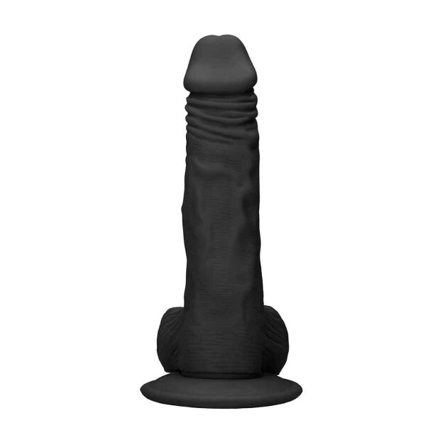 Dong with testicles Black 20.5cm