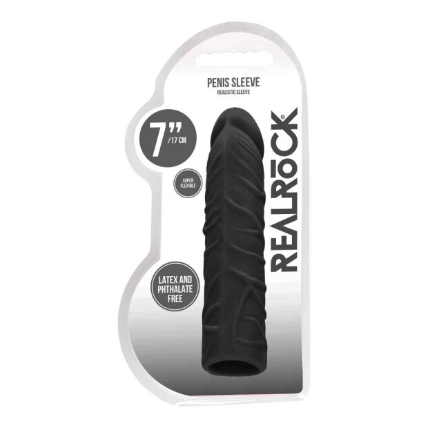 Penis Sleeve 7" Black
