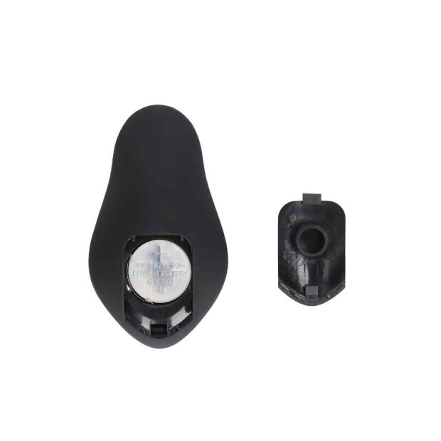 Ouch! E-stim & Vibr Butt plug with Cockring and Remote - Black