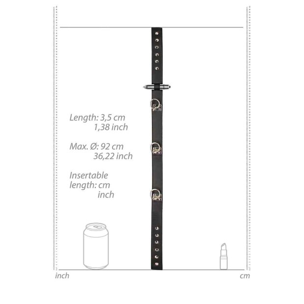 Adjustable Cuff Belt - Black