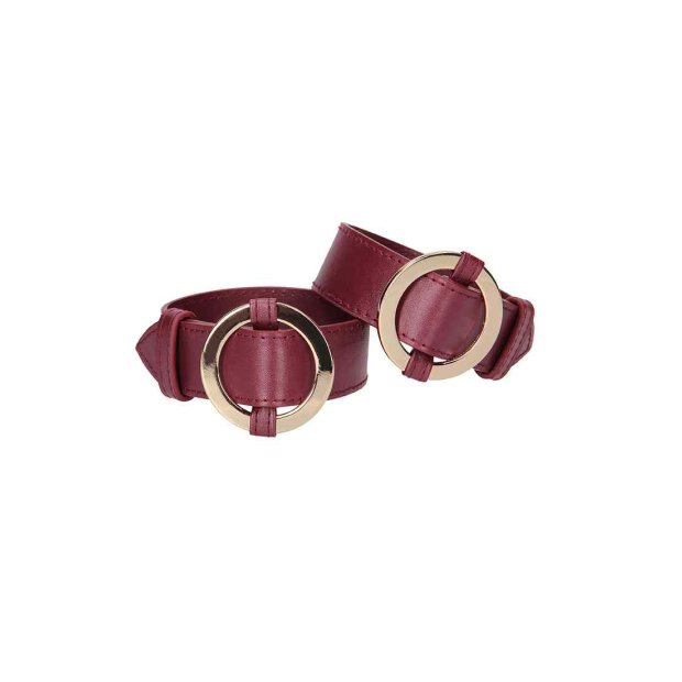 Ouch Halo - Wrist & Ankle Cuffs - Burgundy