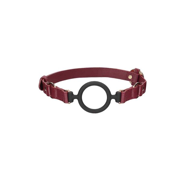 Ouch Halo - Silicone Ring Gag - Burgundy