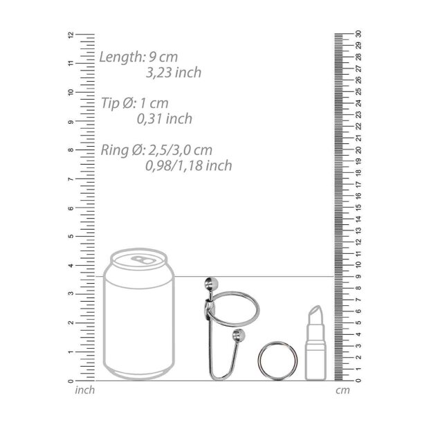 Urethral Sounding Metal Plug