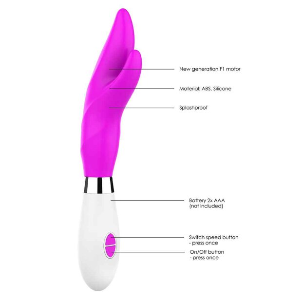 Athos - Ultra Soft Silicone - 10 Speeds - Fuchsia