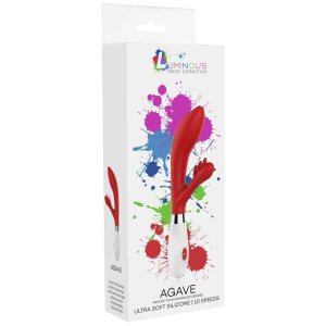 Agave - Ultra Soft Silicone - 10 Speeds - Red