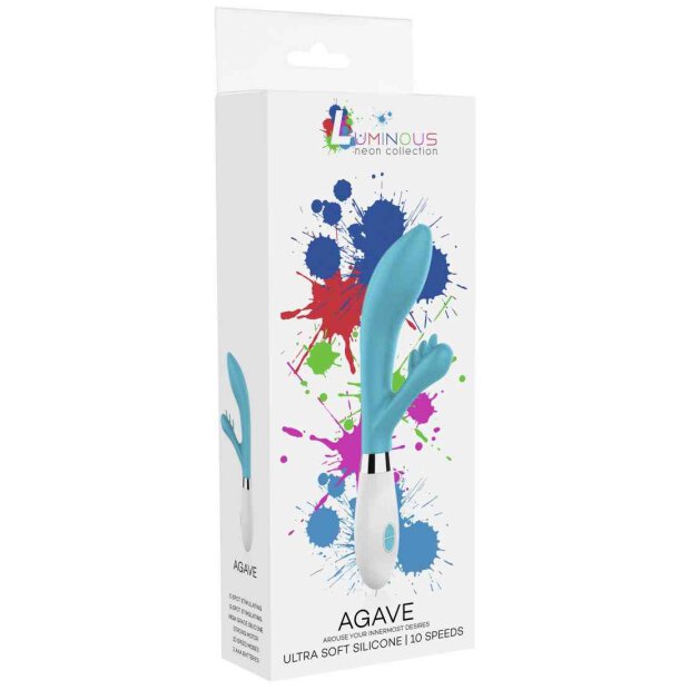Agave - Ultra Soft Silicone - 10 Speeds - Turqiose
