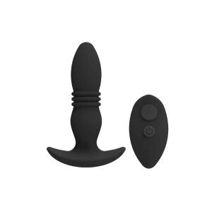 A-Play - RISE  - Silicone Anal Plug with Remote - Black