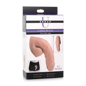 Strap U Large Bulge Packer Dildo - Light