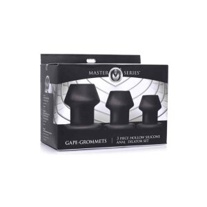 Master Series Gape-Grommets Hollow Anal Dilator Set