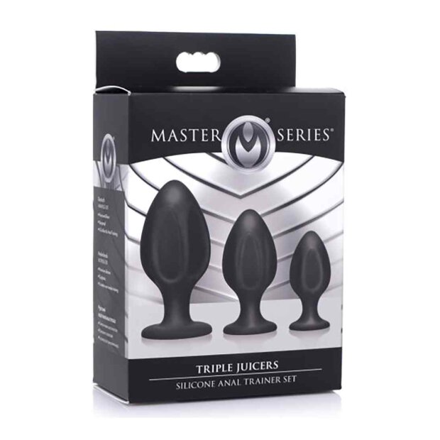 Triple Juicers Silicone Anal Trainer Set