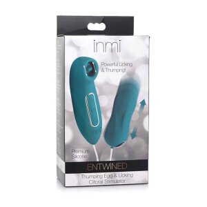Inmi Entwined 3X Thumping Egg & Licking Clit Stimulator