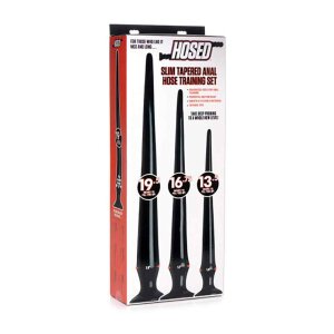 Hosed Slim Tapered Anal Hose Training Set 34,5 - 50 cm