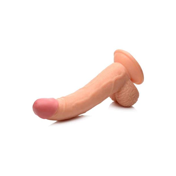 POP 7.5" Dildo with Balls - Light