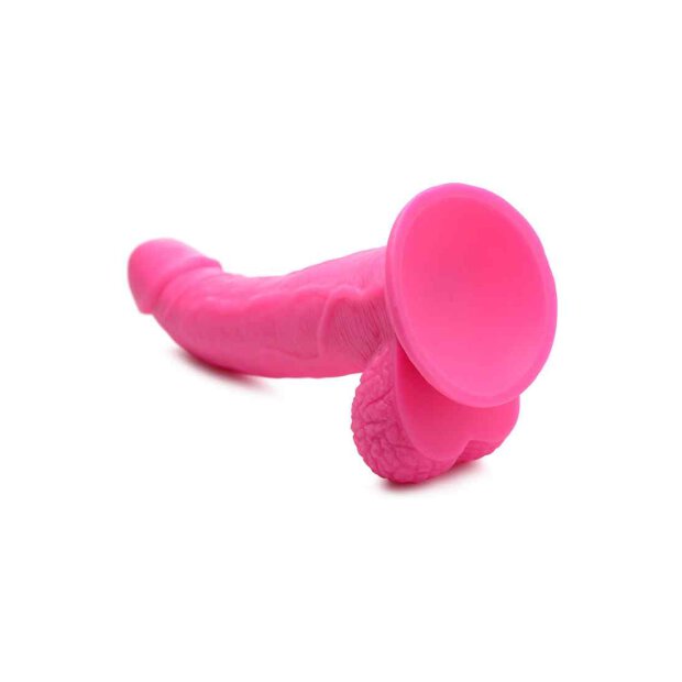 POP 7.5" Dildo with Balls - Pink