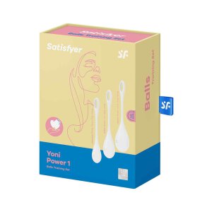 Satisfyer Yoni Power 1 - Balls Training Set - White