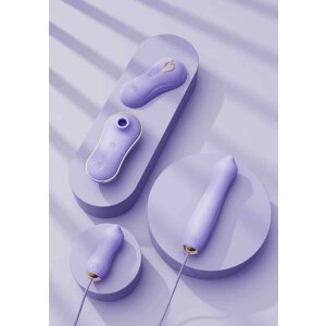 Zalo UNICORN Vibratrion & Thrusting Set - Violet
