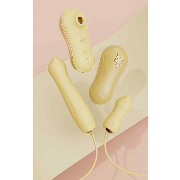 UNICORN Vibratrion & Thrusting Set - Yellow