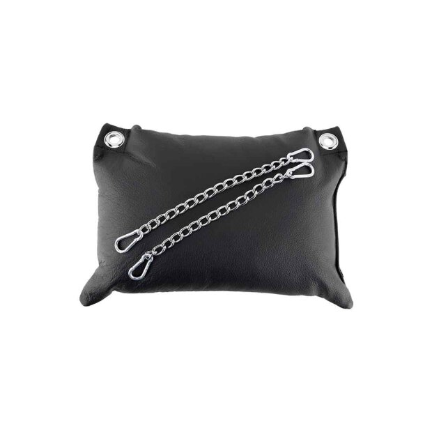 Leather pillow - Black