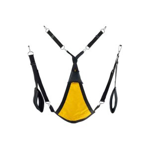 Triangle canvas sling - 3 or 4 points - Full set - Yellow