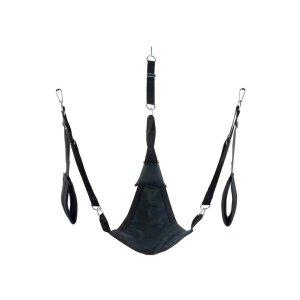 Triangle canvas sling - 3 or 4 points - Full set - Black