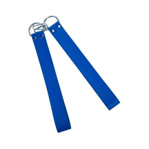 Leather sling loops - Blue