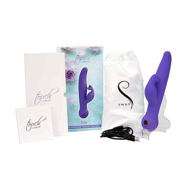 Swan Trio Rabbit Vibrator Purple