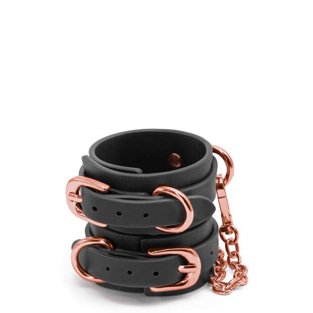 Bondage Couture Wrist Cuffs Black