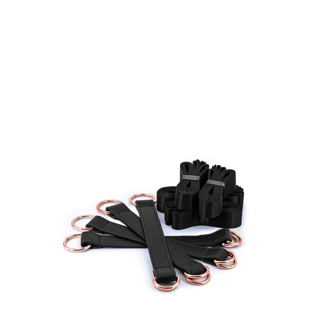 Bondage Couture Tie Down Straps Black