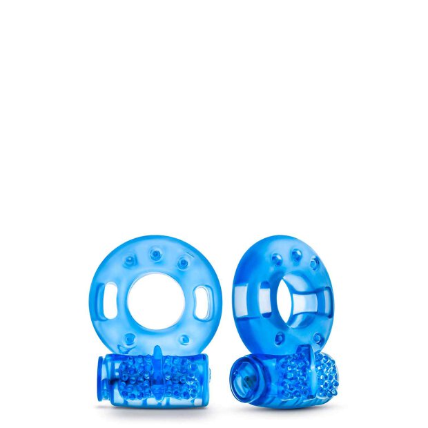 Stay Hard Vibrating Cock Rings 2 Pack