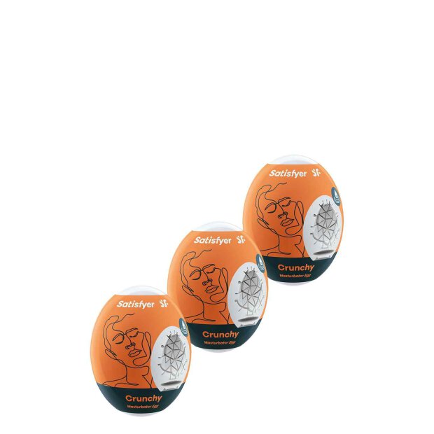 Satisfyer Masturbator Egg 3er Set Chrunchy