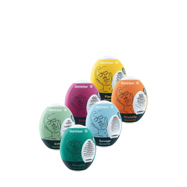 Satisfyer Masturbator Egg 6er Set Assorted