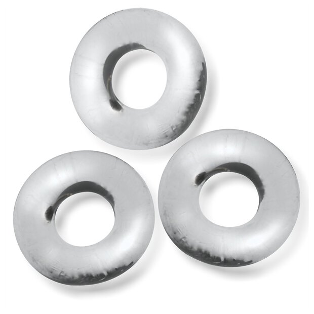 Oxballs FAT WILLY 3-pack Cockrings - Clear