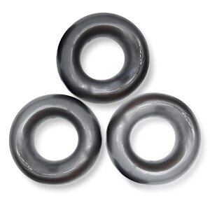 Oxballs FAT WILLY 3-pack Cockrings - Steel