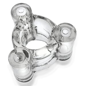 Oxballs HEAVY SQUEEZE Weighted Ballstretcher - Clear
