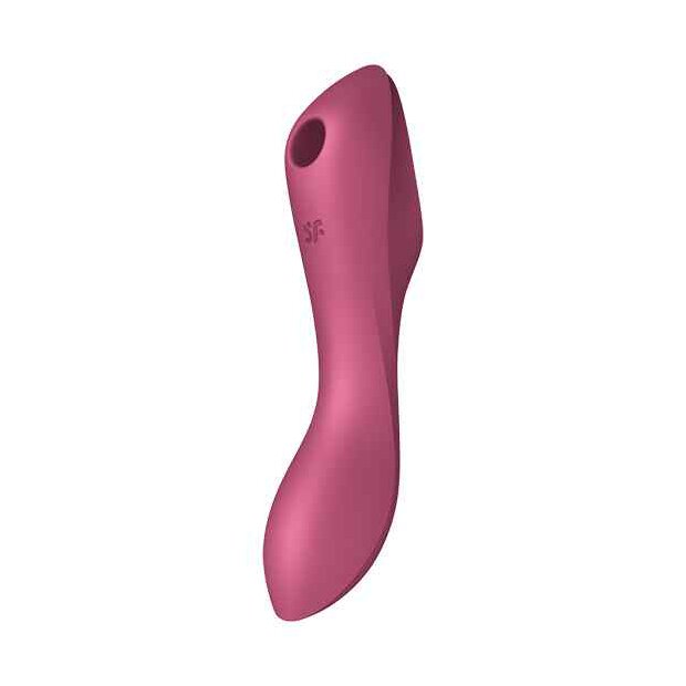 Satisfyer Curvy Trinity 3 Insertable Air Pulse Vibrator Red