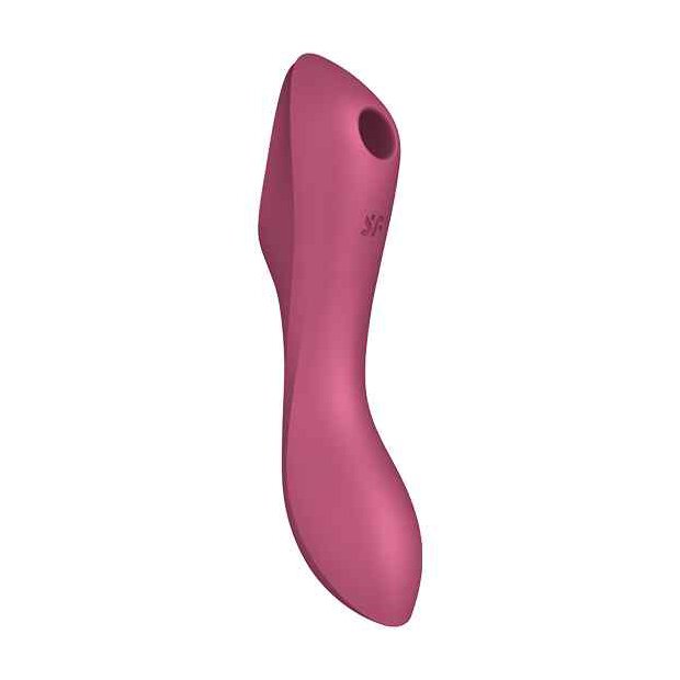 Satisfyer Curvy Trinity 3 Insertable Air Pulse Vibrator Red