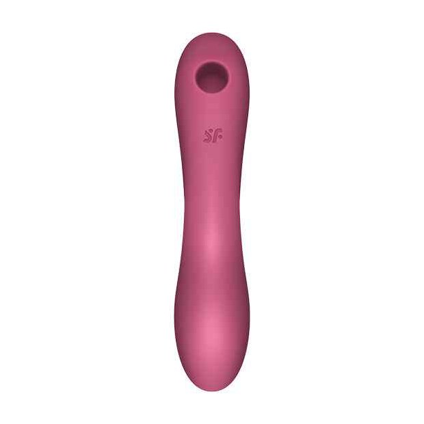 Satisfyer Curvy Trinity 3 Insertable Air Pulse Vibrator Red
