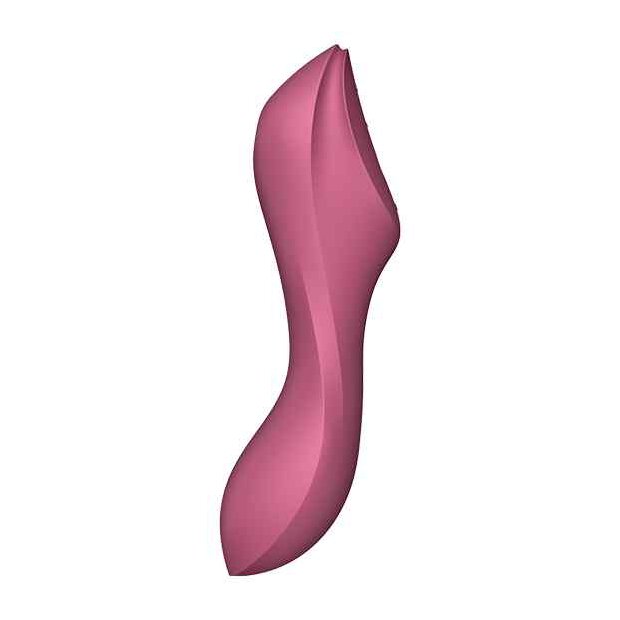 Satisfyer Curvy Trinity 3 Insertable Air Pulse Vibrator Red