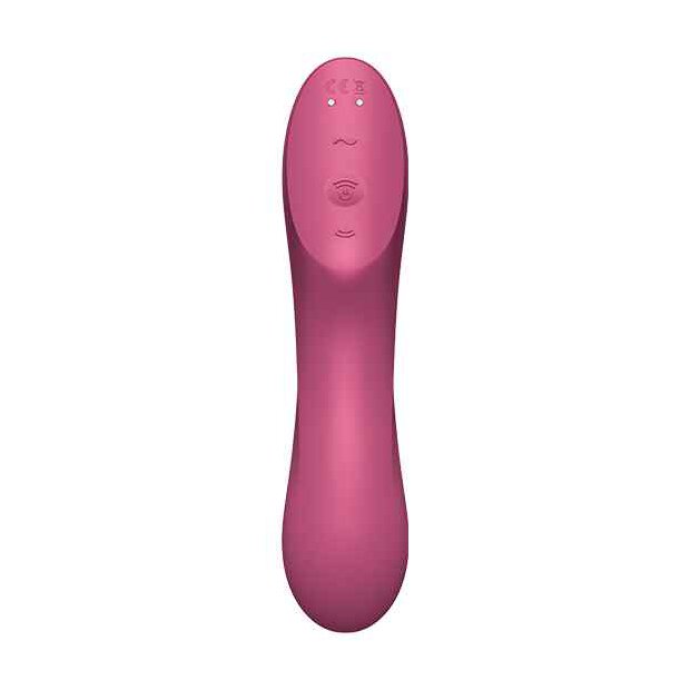 Satisfyer Curvy Trinity 3 Insertable Air Pulse Vibrator Red