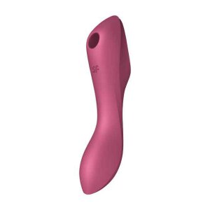 Satisfyer Curvy Trinity 3 Insertable Air Pulse Vibrator Red