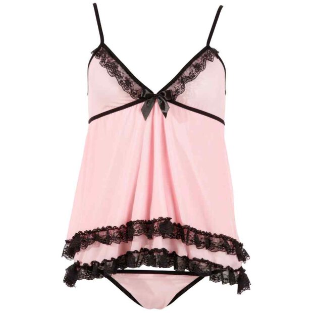 Babydoll rosa S - 2XL