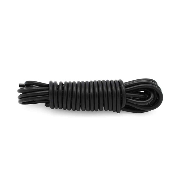 Silicone Rope Black 5 meter