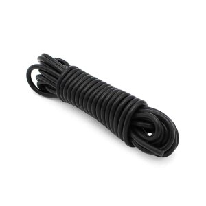Silicone Rope Black 5 meter